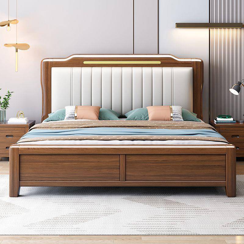 新中单式实木床1.卧8米双人1.5米人气压大高箱储LTR物主卧次中国