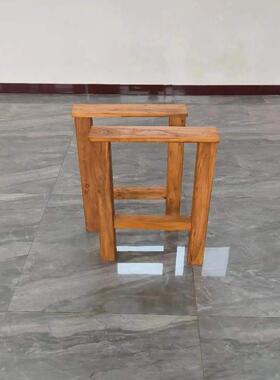 老榆木用实木腿桌脚支架老榆木桌腿桌原木腿台桌脚ZJT结实耐厂家