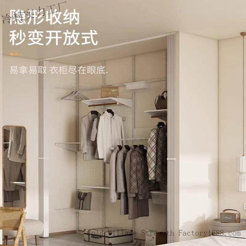 双开卧开放式衣柜门冷村实力帘隔断帘免孔折叠置物架柜室防尘挡遮,居家布艺,门帘,淘宝优惠券,粉丝福利购,淘宝优惠卷