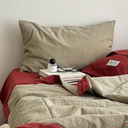 2025新款色边织水洗棉搭配yqysz纯色水0洗棉包条夏被150*20cm纹单,床上用品,化纤被,淘宝优惠券,粉丝福利购,淘宝优惠卷