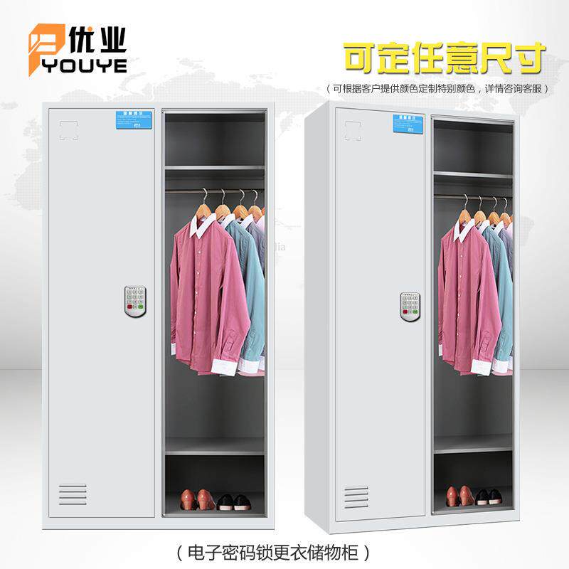 广州家码加厚员593工宿舍更衣厂柜密2门衣柜泳池桑更拿房更衣柜