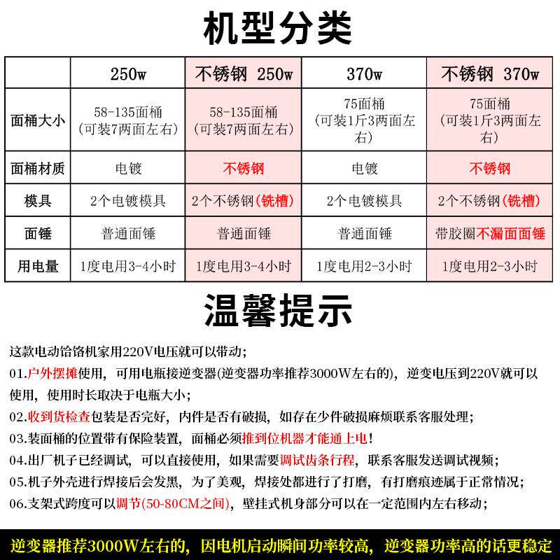 包邮商用电动饭店压面机小型多功能家用自动饸饹机子饸饹小功率面