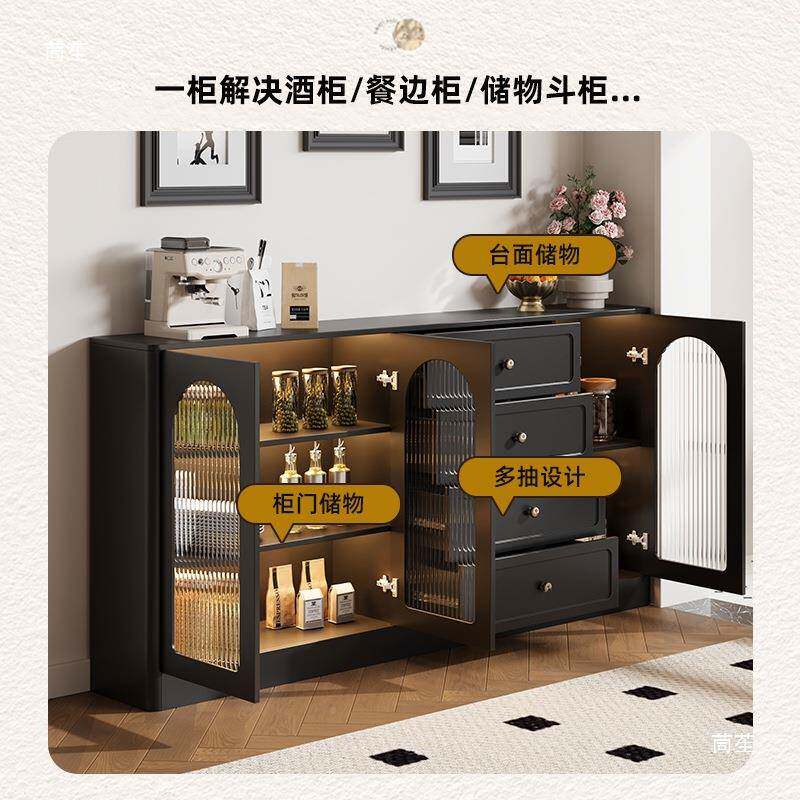 中古实风餐边柜木薄藤编储柜20c物m柜斗柜客厅收纳柜JC-3554-餐桌