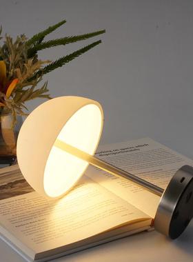 跨境ED卧室小夜灯可充电43207床触摸感应调L光轻奢桌面摆件头围氛