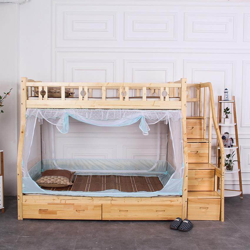 帐松木梯柜子母床蚊上5下支铺儿童T20高低床单人床架拉链1.2m1.m,床上用品,蚊帐,淘宝优惠券,粉丝福利购,淘宝优惠卷