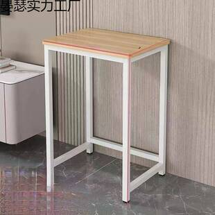 简易小桌子靠墙边几单层置物架出租屋台式家用电脑桌办公学生书桌
