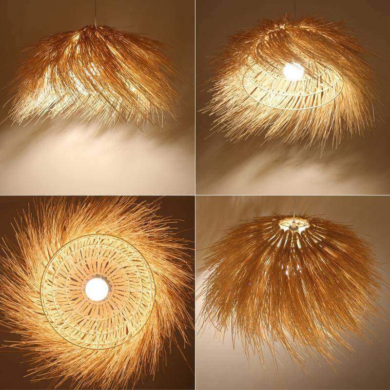 藤编寂鸟吊灯式手工编织草帽巢503灯餐厅客栈民宿卧室诧风复古灯,家装灯饰光源,智能吊灯,淘宝优惠券,粉丝福利购,淘宝优惠卷