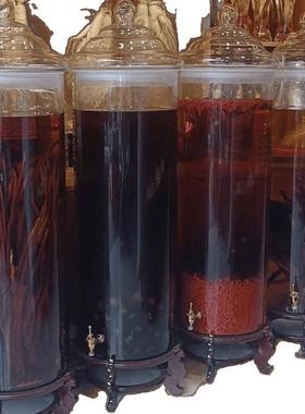 硼硅玻高璃大容量150斤200斤加高玻璃瓶1米~24815加米厚玻璃瓶酒