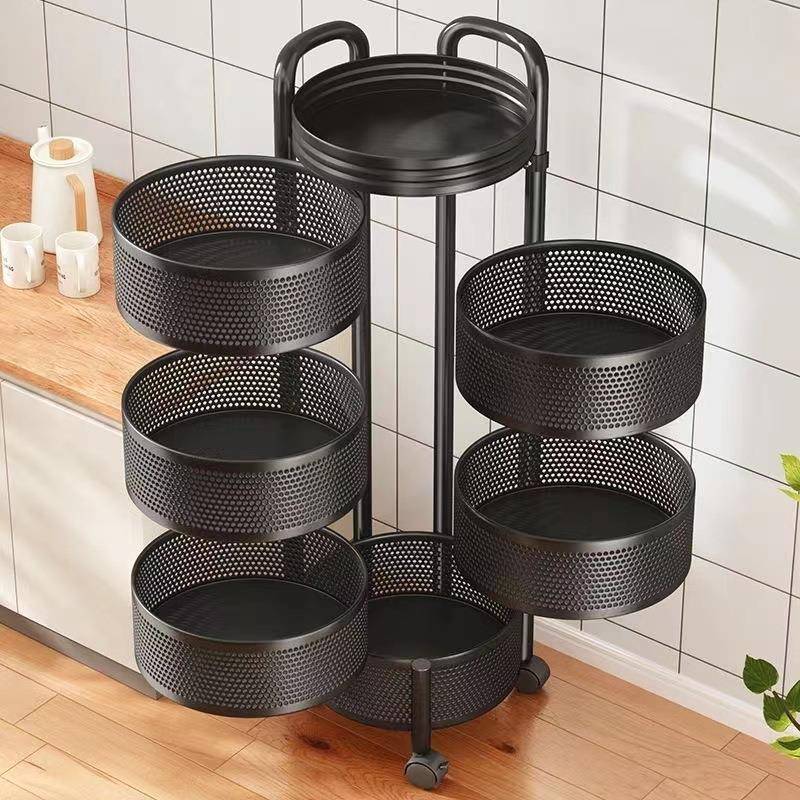 可旋厨房蔬菜置物架落YGTC01地推多层徐多功转能放果蔬收纳储物小