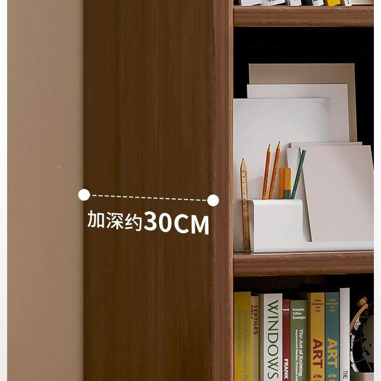 儿地童实木书G752架落置物架子多柜层客厅靠墙柜储物学生收纳家用