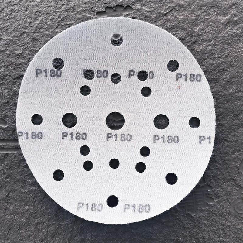 砂纸 植b绒砂纸 6寸多孔砂纸 6寸通用孔砂纸 6寸圆砂纸