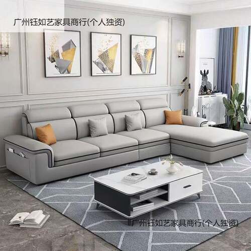 发2025小款爪沙发现代简约客厅布艺沙大户型公寓IIS组合猫科技布