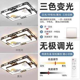 客厅大灯现简约间大气新中式 室灯2025年新房餐厅201代LED吸顶 卧款
