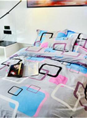 四套CD简约1.件5/18m/2.0被套床上品用1..2米学生床单人宿舍三件