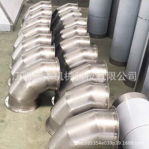 三本科技 虾米弯头咬口机图片 风管弯头导流片成型机 波纹弯头机