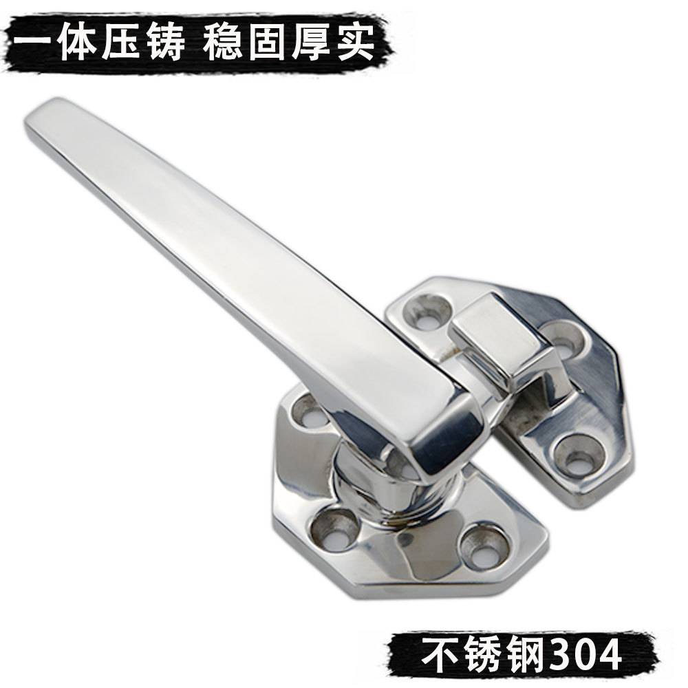 304镜面不锈钢旋转紧迫式密封涂装设备把手冷库烤箱海鲜柜拉手