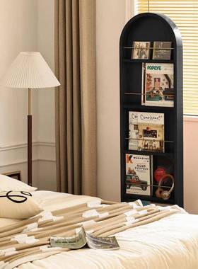 VBU中古身镜可移动落地法式复古收纳杂志书架一体实旋木全转穿衣