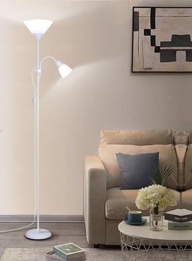 中式子母暖氛围UEL灯室书房现代简约光护眼地立卧式台灯双头落灯