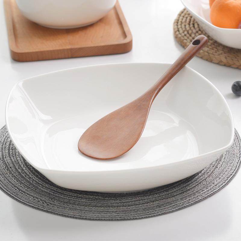 纯白骨瓷陶瓷酒ZOO方汤深盘盘汤盘鱼托盘西意餐盘店餐具创家居,餐饮具,盘,淘宝优惠券,粉丝福利购,淘宝优惠卷