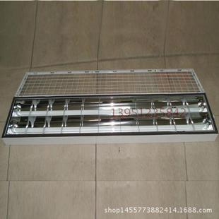 源头家厂家用学护校嵌入式 1200栅300x1 吸顶LED双管荧光灯盘格300