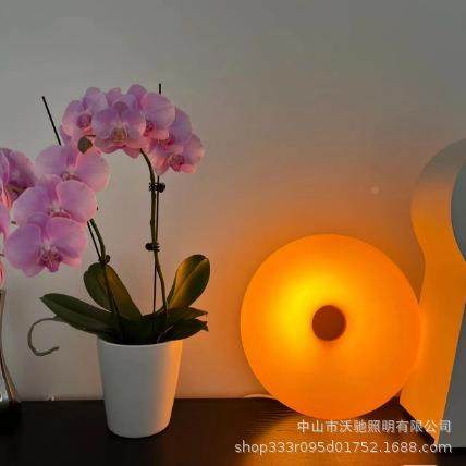 台境款新款314甜甜圈壁跨灯中古风创意客厅卧室床头温爆馨装饰灯