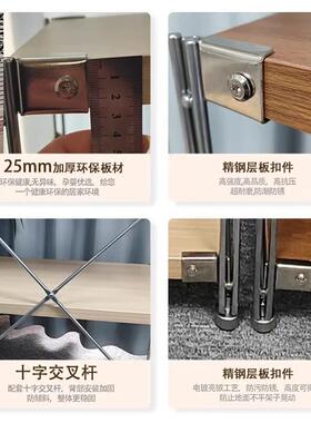 置物架落储地厨房微波gt-101炉收纳储层物架日式原风家电仓货架多