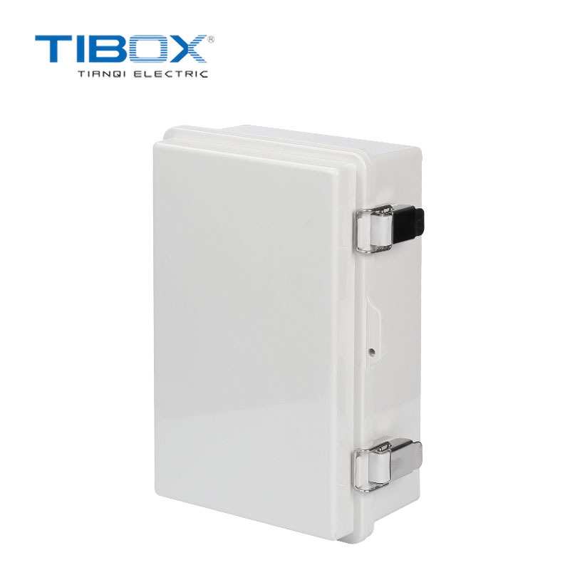 TIBOX天齐金属搭扣铰链型防水户外接线盒ABS开关防水密封箱IP66