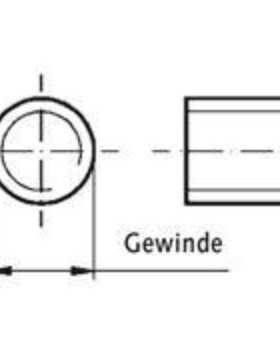 maedler全系列螺纹轴单螺纹螺母64003600  64006000