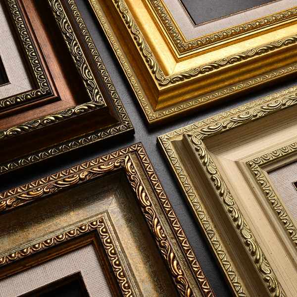 BC10欧式复古油画框外框数字油画画框装裱定 制任意尺寸镜框像框