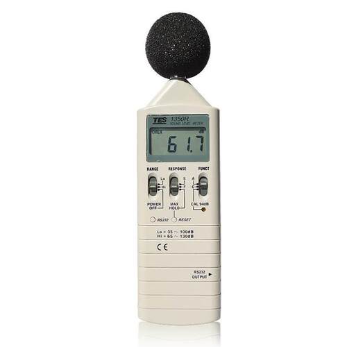 台湾TES-1350R手持数字式噪音计声级计高精度噪音分贝仪测试