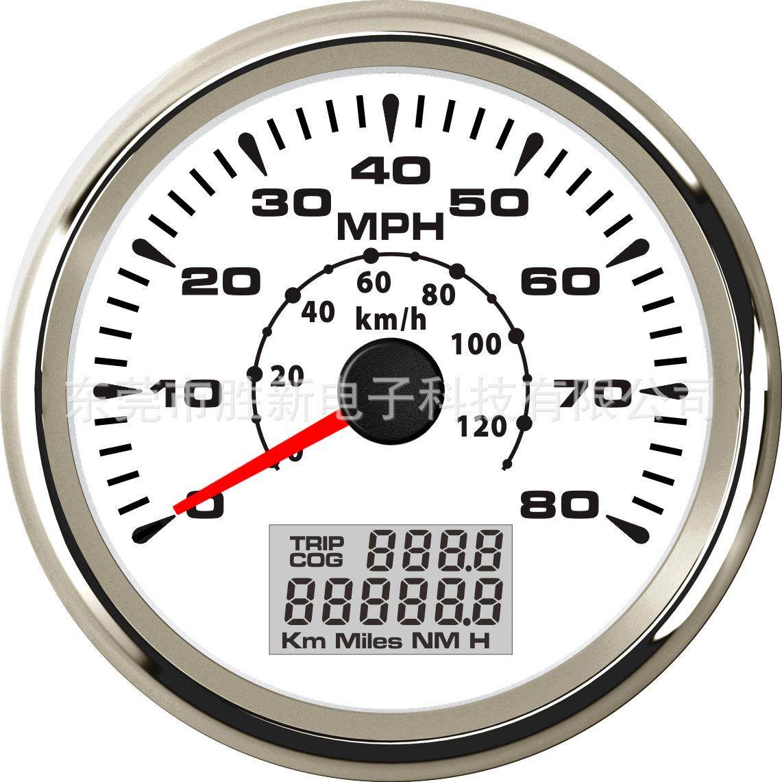 跨境货源七彩GPS里程表测速仪