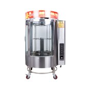 旋转无刺烤鱼特色小吃烧烤旋转加热烤炉巴沙电款 多层烤鱼炉