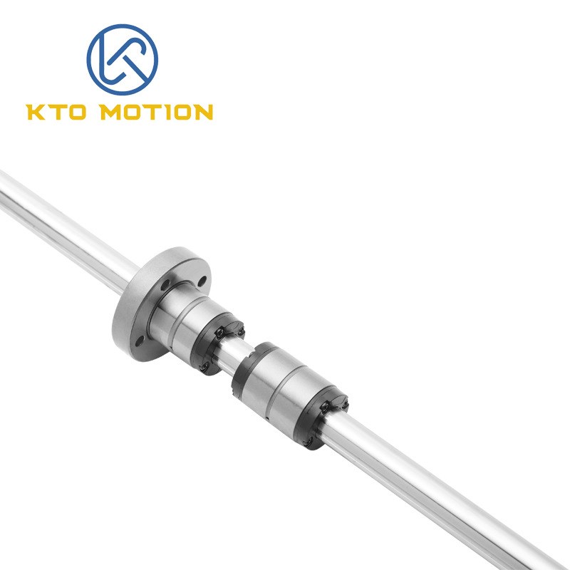 KTO汉艺圆筒法兰滚珠花键SLF SLT器械用花键轴套定做滚珠花键