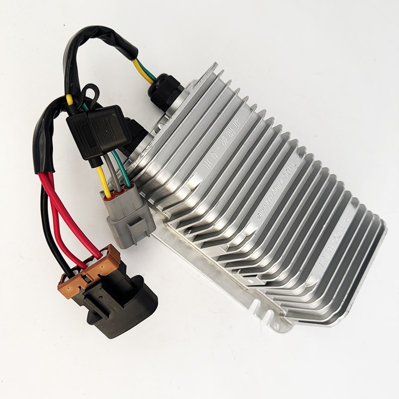 雷军电动车转换器瑞易V6锂电专用低控转换器48~72V通用ZDC转换器