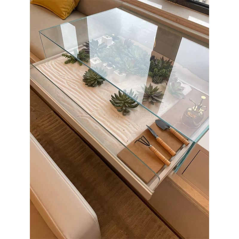 收纳首饰带锁精品防尘罩桌面玻璃柜玻璃展示台定做小型柜珠宝饰品