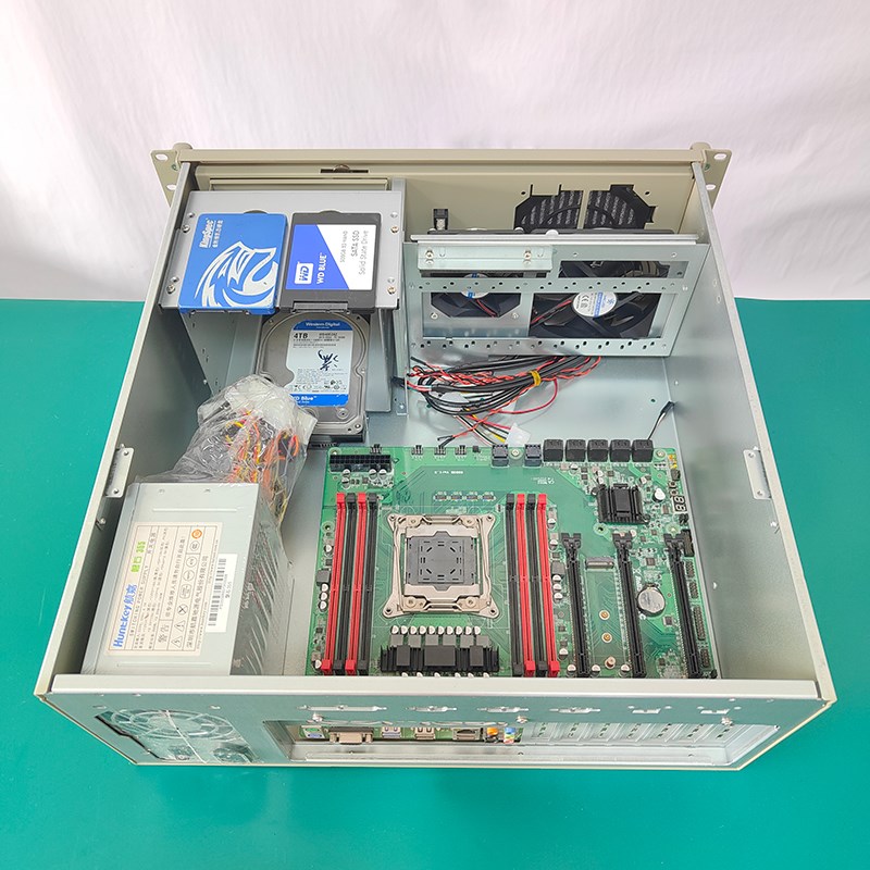 研华IPC-510工控机箱工业自动化电脑ATX主板7槽4u机架式