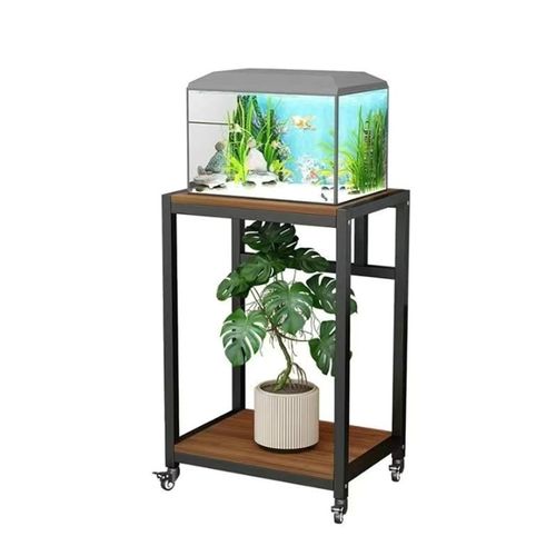 鱼缸落地置物架鱼缸客厅水族箱底座承重柜落地简易底架置物架定制