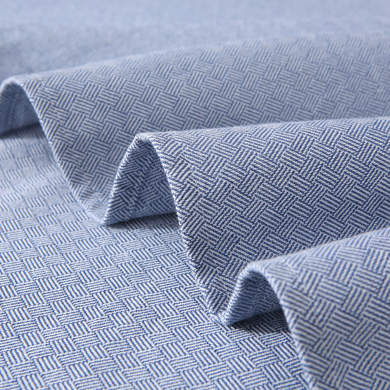 高品质加厚老粗布提花床单双人全棉透气亲肤贴身睡单四季纯色