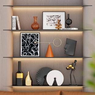 现代板厅隔断柜沙发背景样壁龛摆件房TTqfqugr书房博古架艺术装客