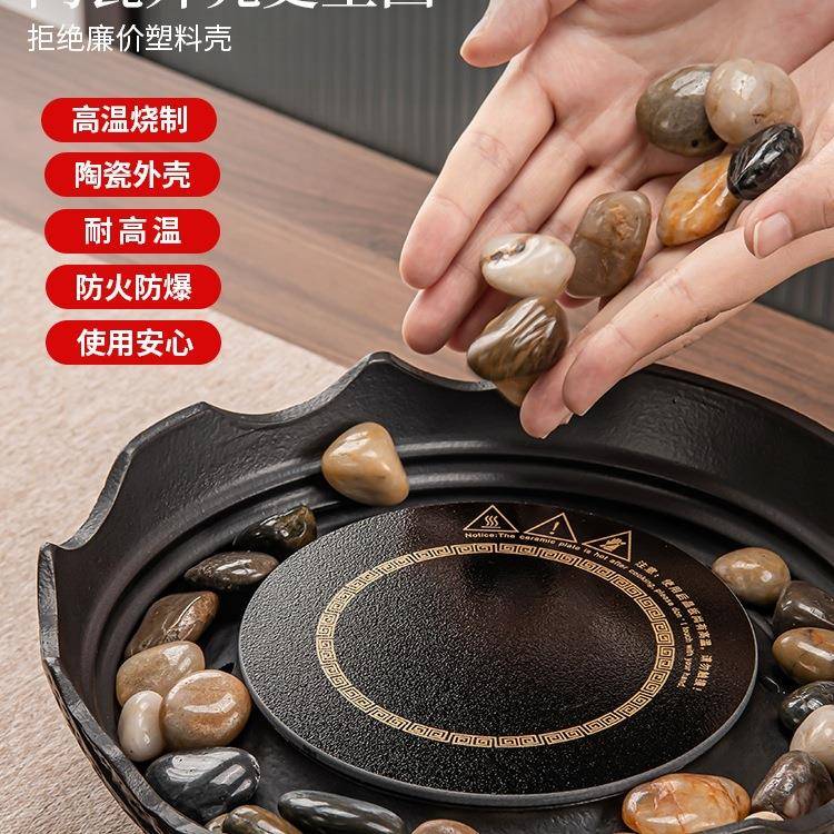 2壶025新款围炉煮F98HS8S7茶套装家茶用内室全套电陶炉烤火炉陶罐