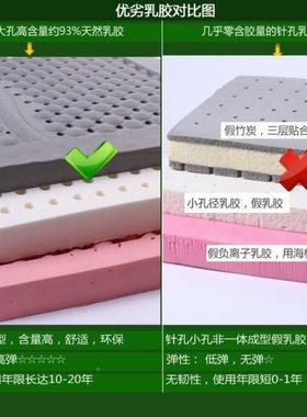 泰国直销5天米然乳838胶床垫10单双人席梦思榻榻米床垫15.81.米