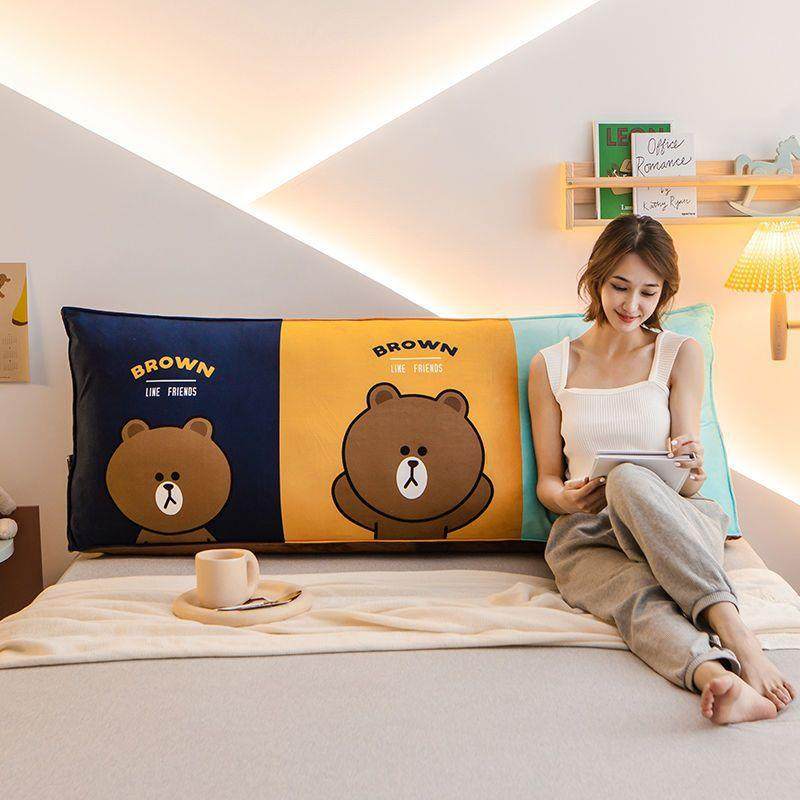 三角床枕头靠ITE垫网大靠发背沙榻榻米床上靠可爱卡通红软包儿童,居家布艺,抱枕被,淘宝优惠券,粉丝福利购,淘宝优惠卷
