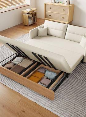 可折叠PHL多功卧室伸缩简约折能储叠双人物厅小户型客沙发床两用一体