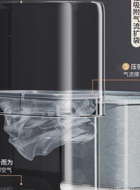 家用垃桶大2025新款卫生间量厕所带盖容客厅厨圾房夹AL100068缝