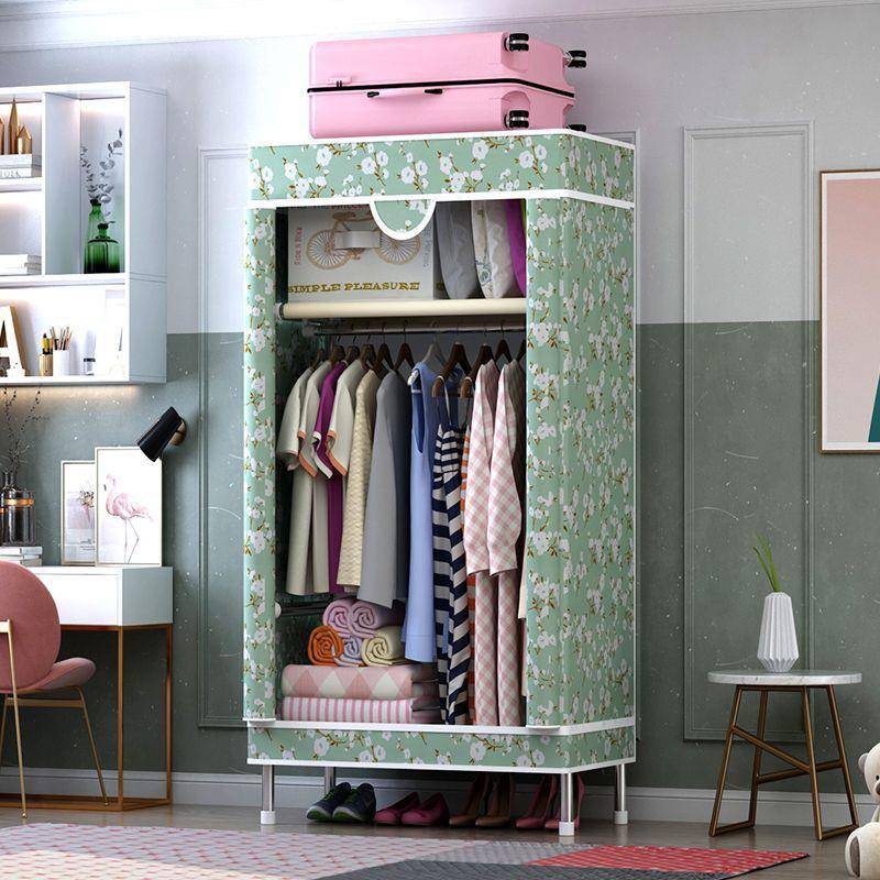 简易现柜衣全封闭SFC单人宿舍拉链款布衣柜挂简约代经济型收纳架