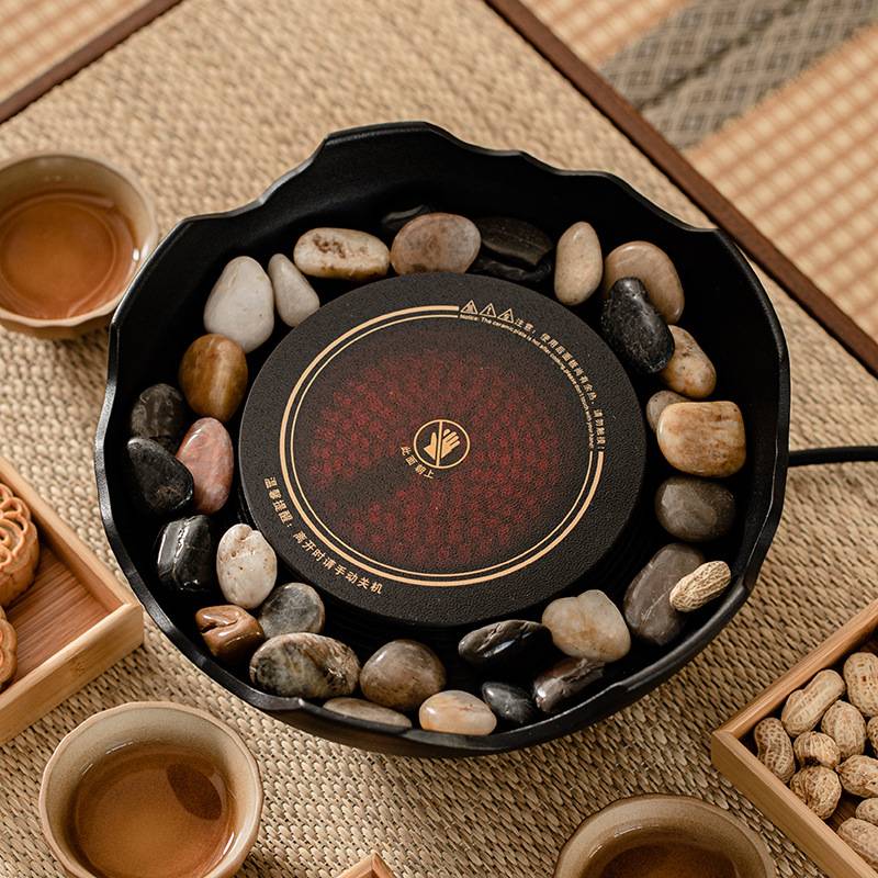 围炉煮茶南瓜壶电炉套装家用室内煮茶器煮茶炉电陶炉器具小型茶炉