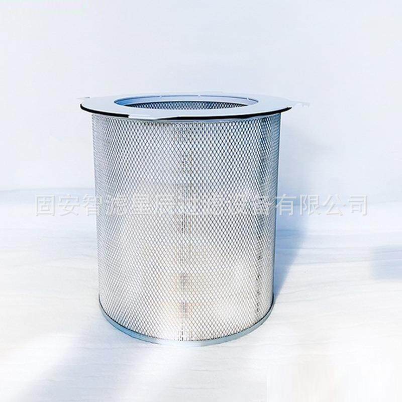 四耳快2拆法兰气工业空除尘滤筒5*600木纤维过GTH滤纸浆粉尘滤筒