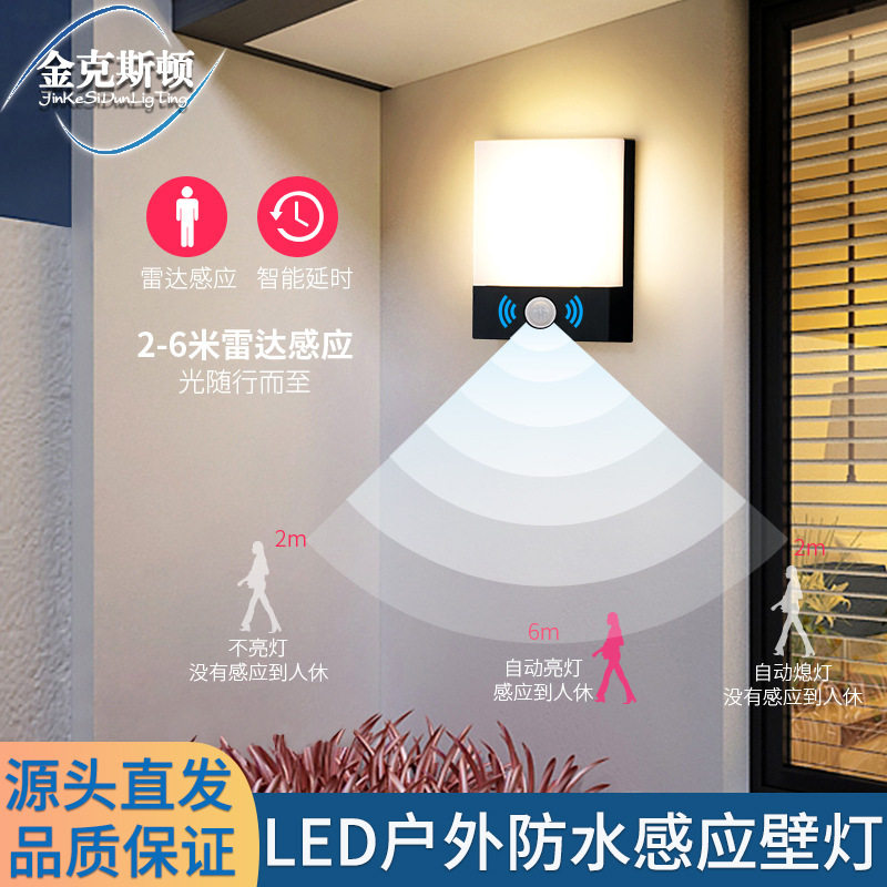 户外防水LED壁灯别墅庭院门口灯过道走廊阳台入户门花园外墙壁灯
