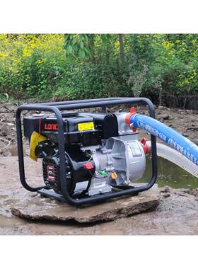 隆3鑫动力2寸寸INH4寸汽油水水泵汽油自吸水泵园林家用抽机农用抽