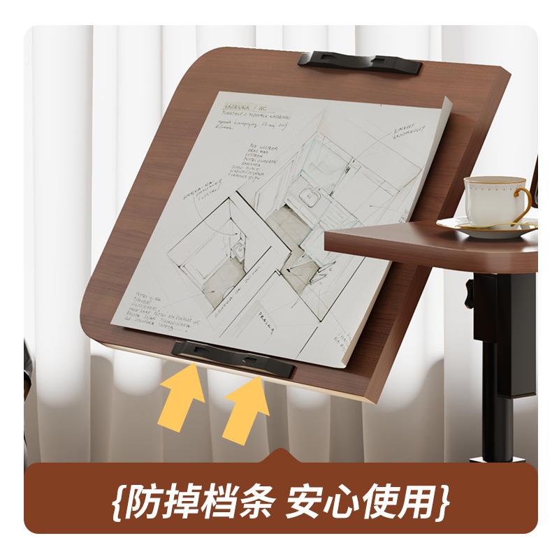 升降床边桌卧室移动懒人桌家用沙边桌小茶几易翻简NRL发转折叠桌